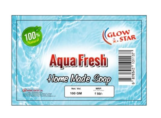 Hand Made Glycerin Soap - Aqua